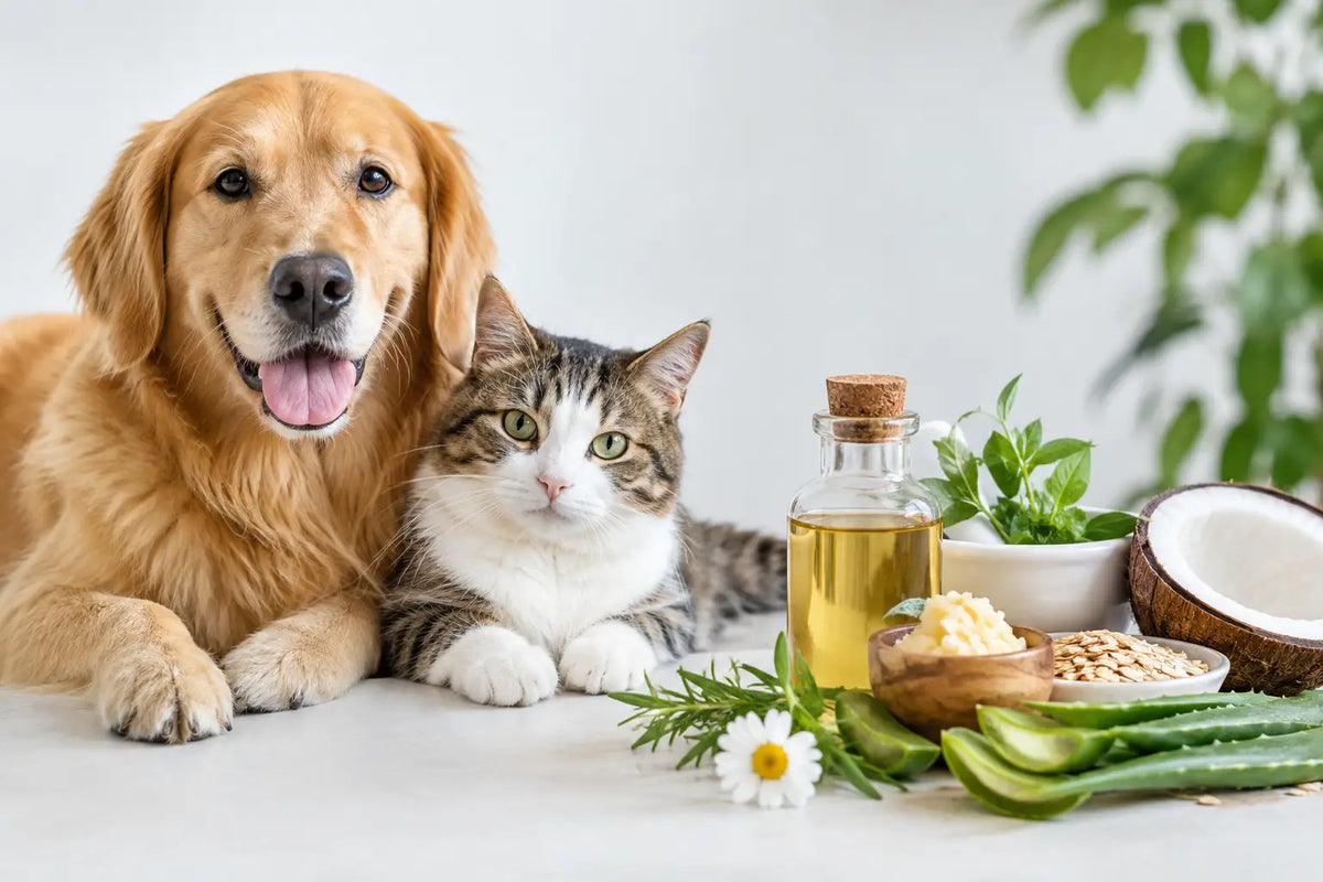 Guida ingredienti naturali dermatologici pet