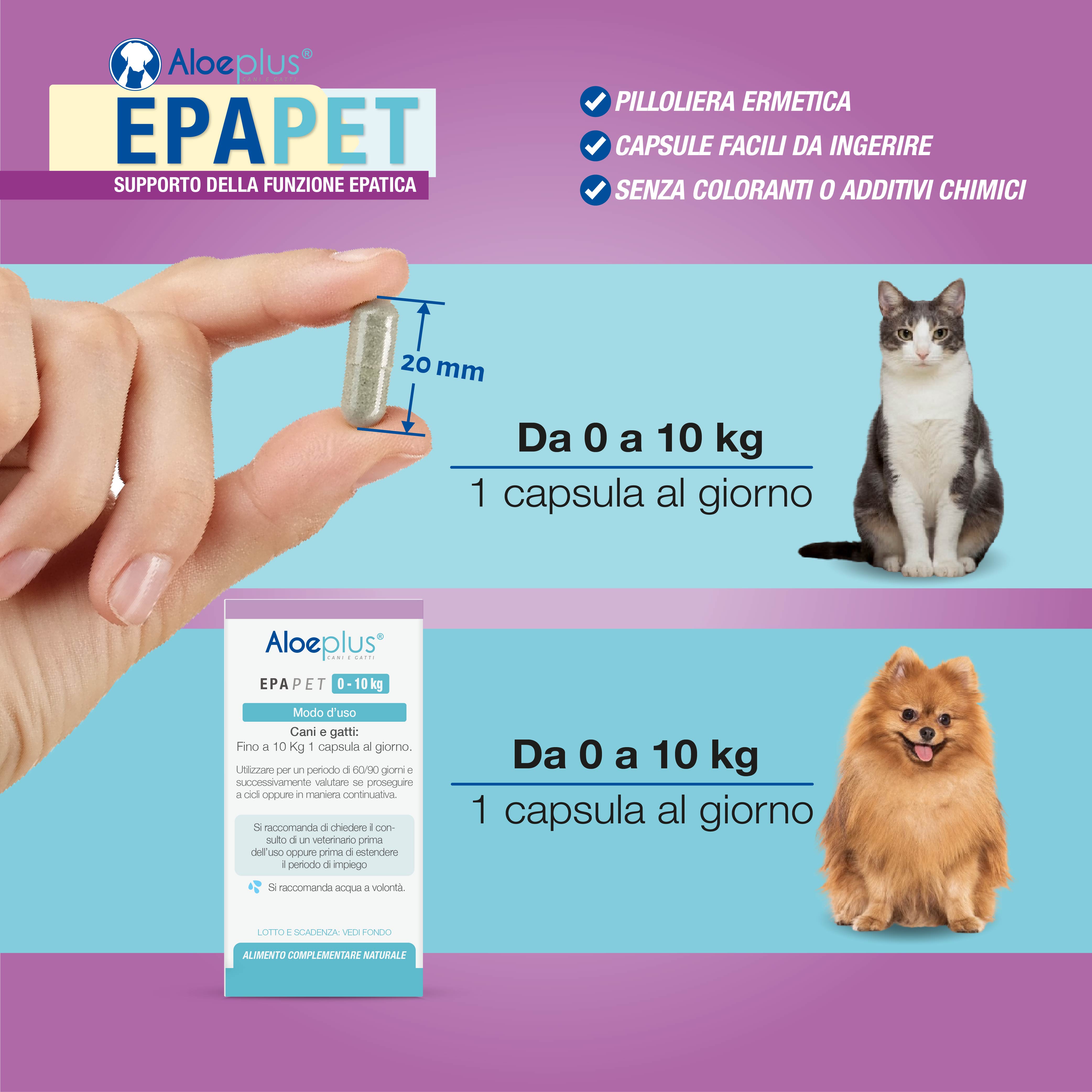 EpaPet Cani e gatti 0-10 kg