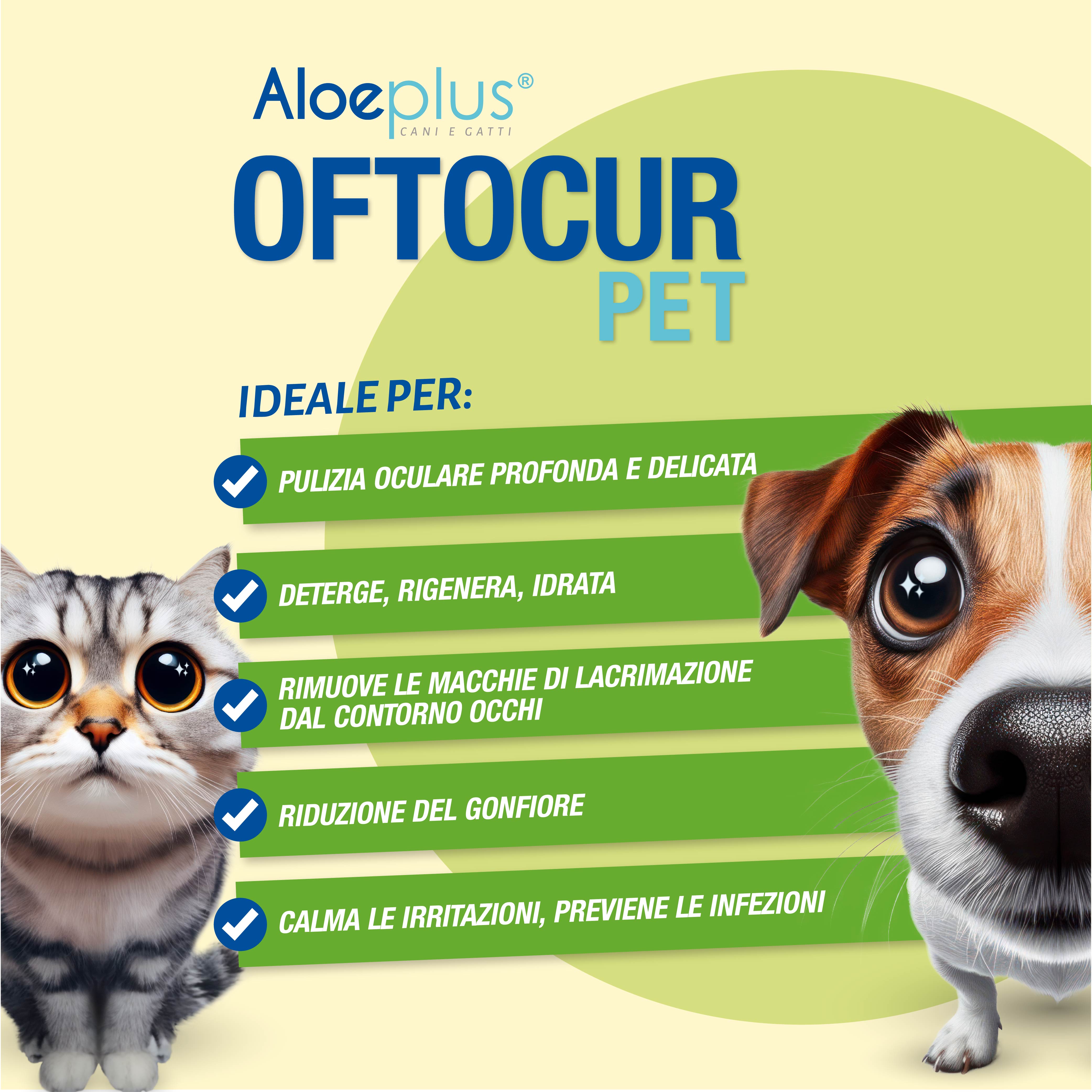 Oftocur Pet - Nettoyant oculaire efficace