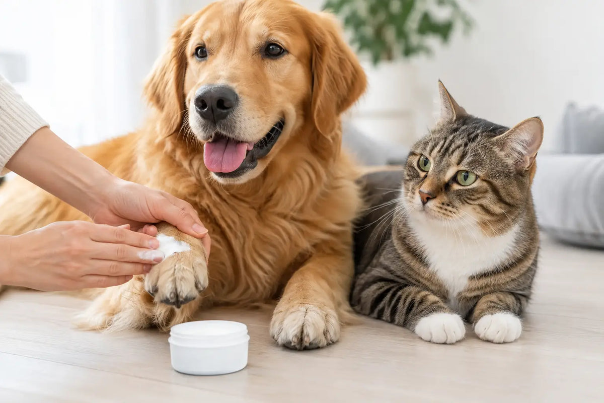 Quando applicare crema zampe a cani e gatti