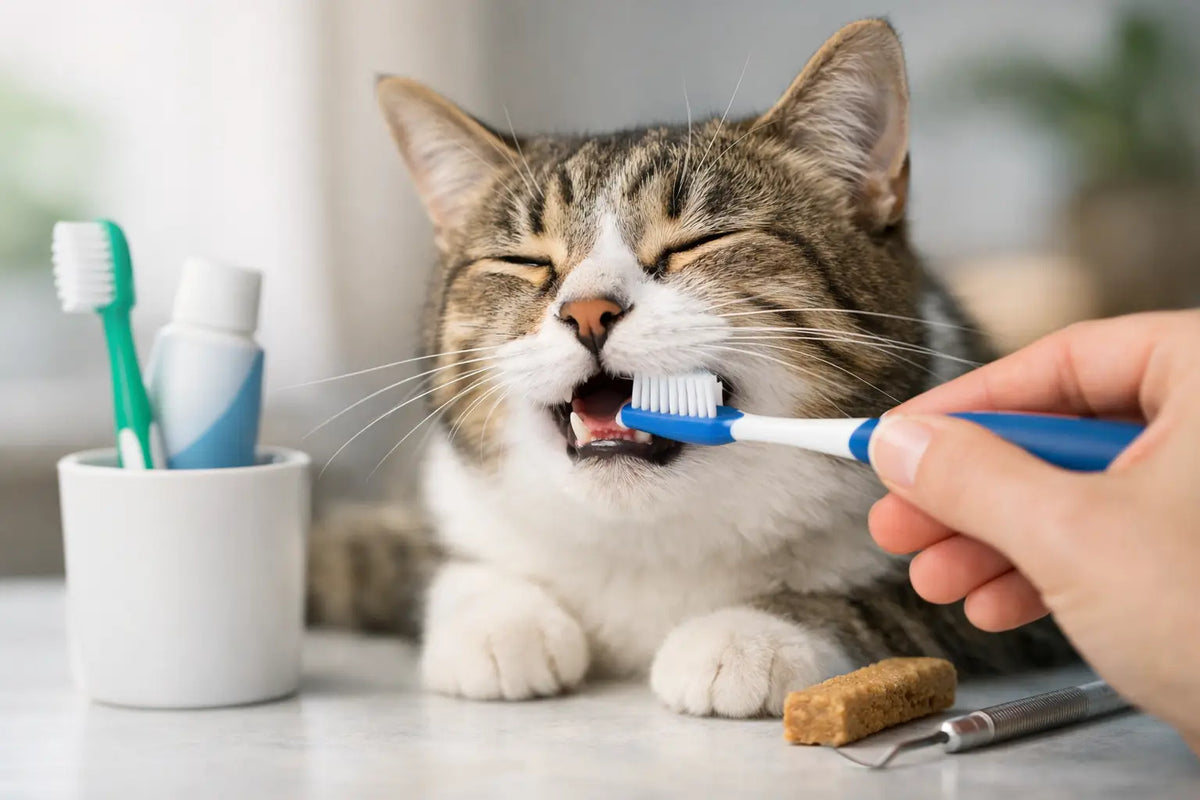 Igiene orale felina per prevenire dolore e tartaro