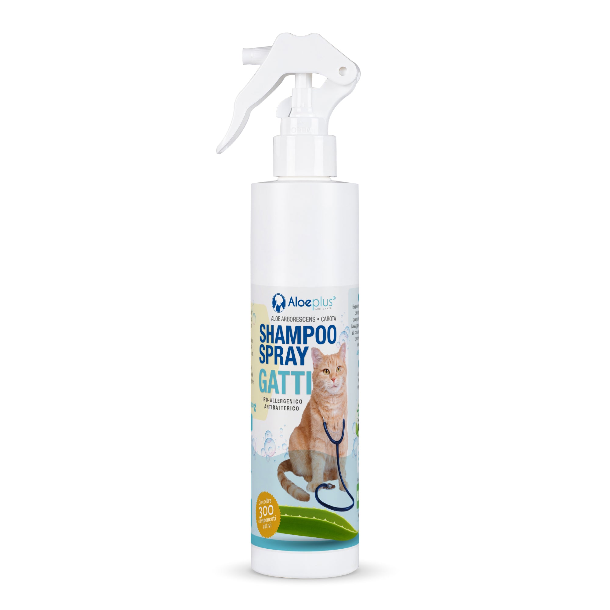 Aloeplus Shampooing spray Chats 250 ml