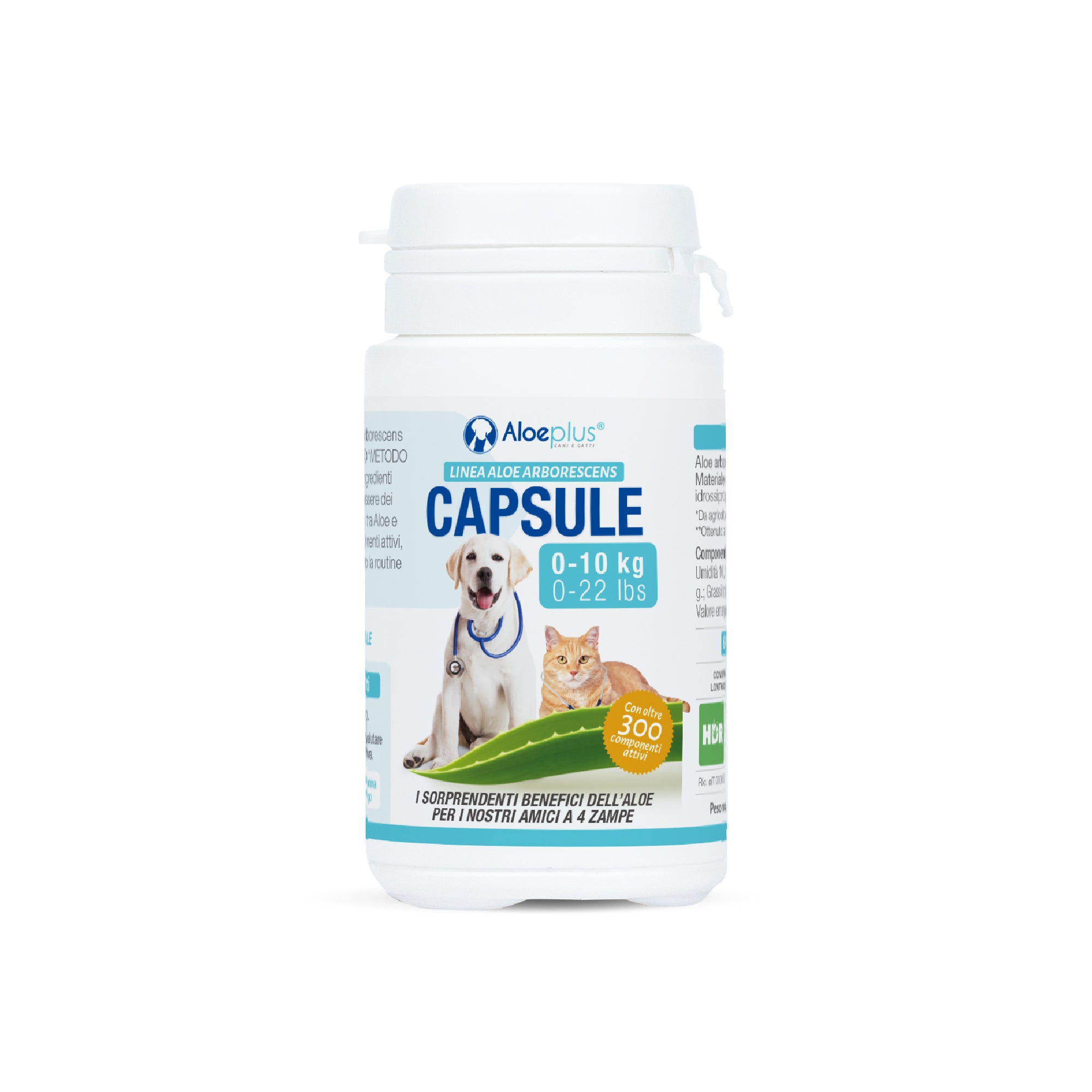 Aloeplus capsules chiens et chats 0-10 kg.