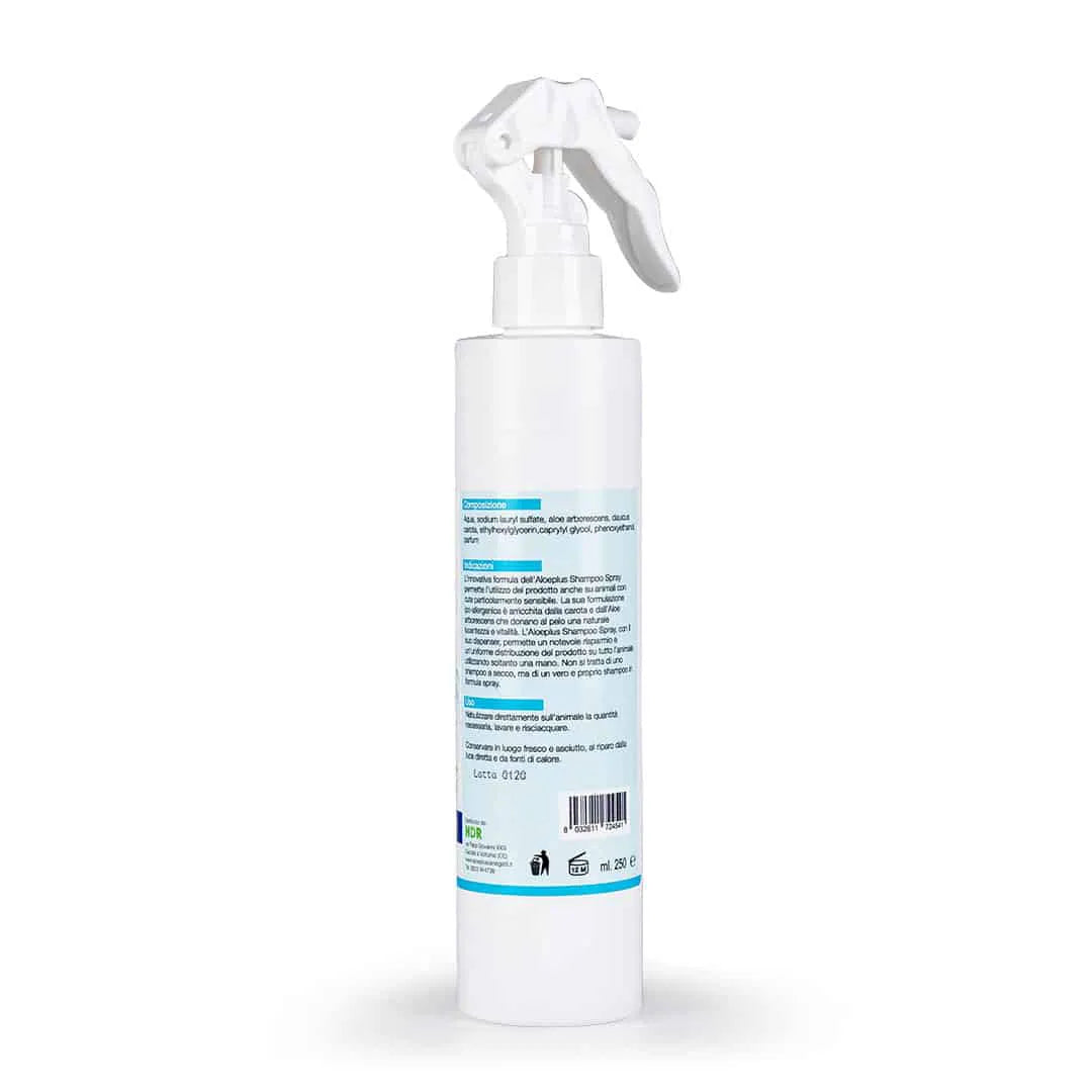 Aloeplus Shampooing spray Chiens 250 ml