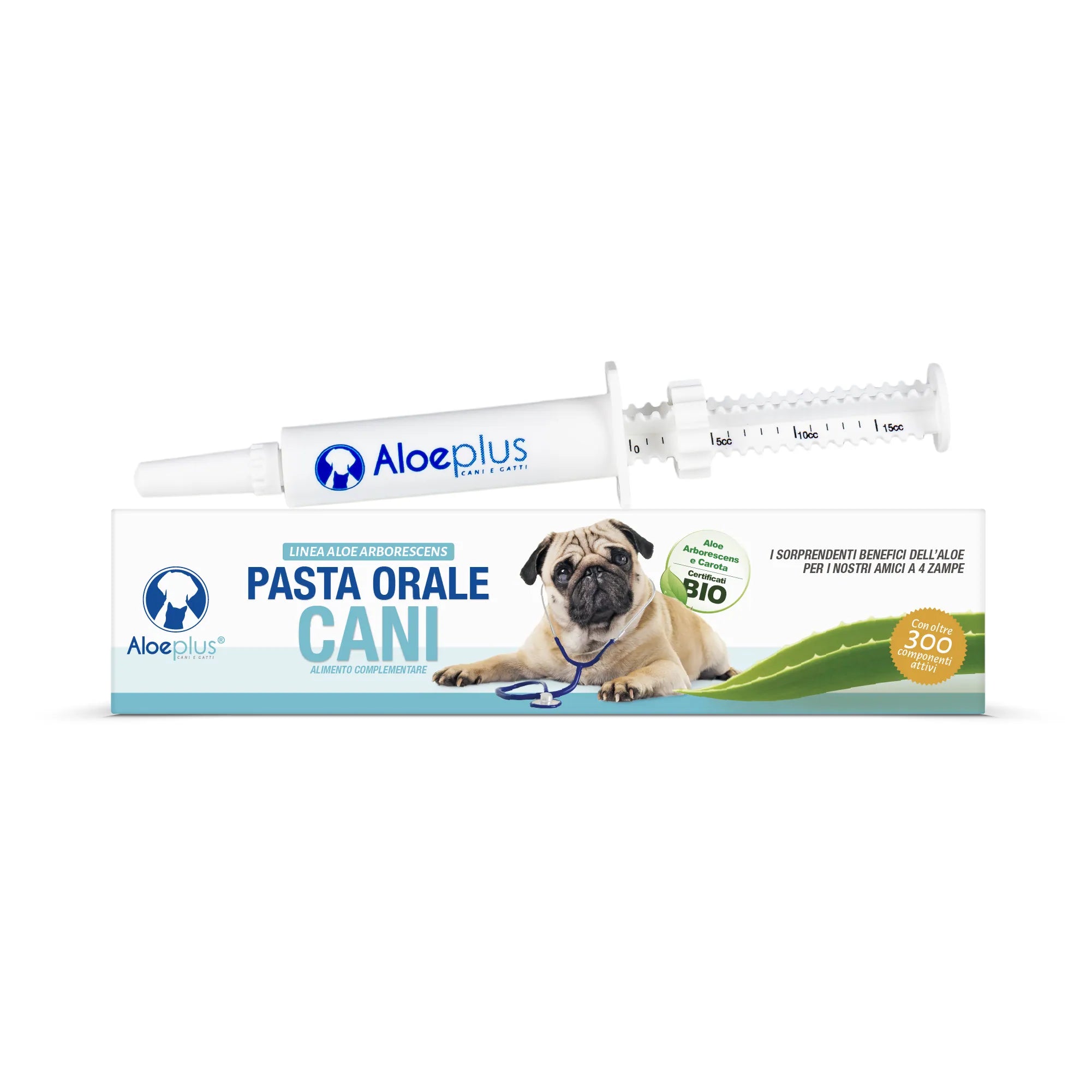Aloeplus Pâte orale Chiens 15 ml