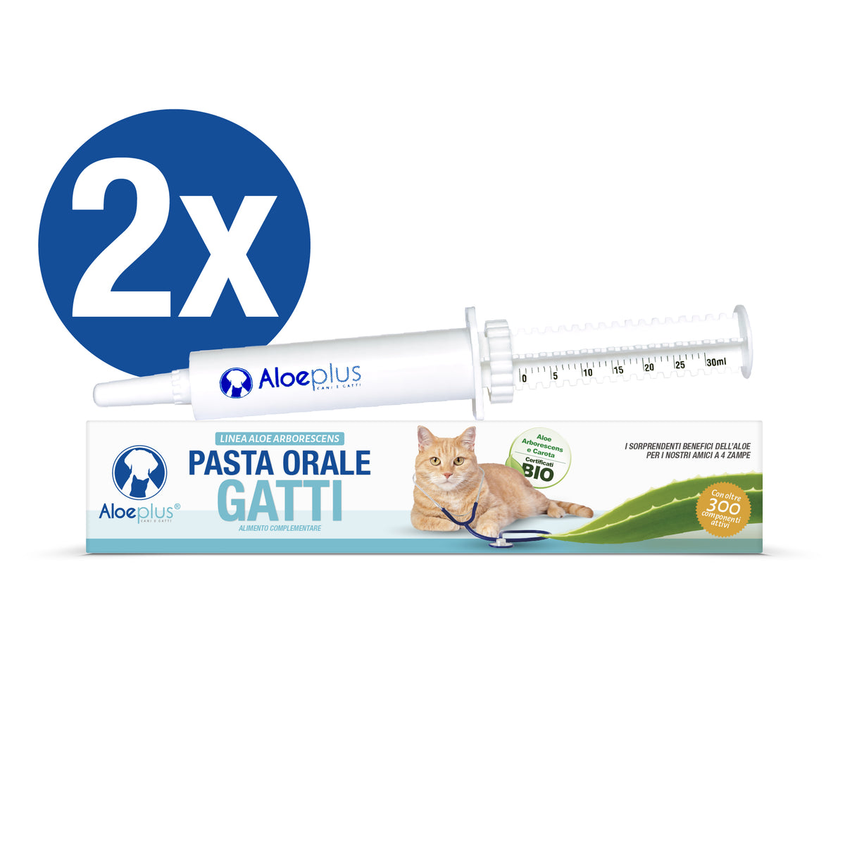 Angebot 2 orale Pasten Katzen 30 ml